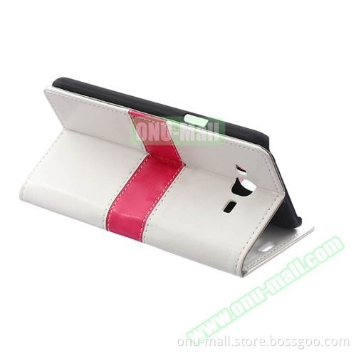 2015 Wholesale Price Wallet Leather Flip Cover for Samsung Galaxy J7 Case